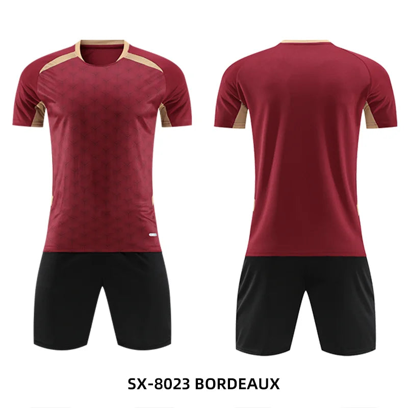 MAN Women Football Jerseys Quick-Drying Soccer Uniforms Custom Adult Kids Futsal Sportswear Tracksuit Sports Team Training Suits