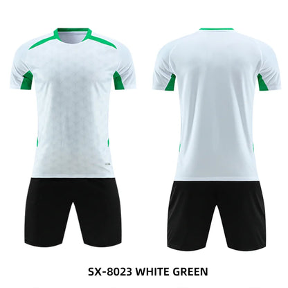 MAN Women Football Jerseys Quick-Drying Soccer Uniforms Custom Adult Kids Futsal Sportswear Tracksuit Sports Team Training Suits