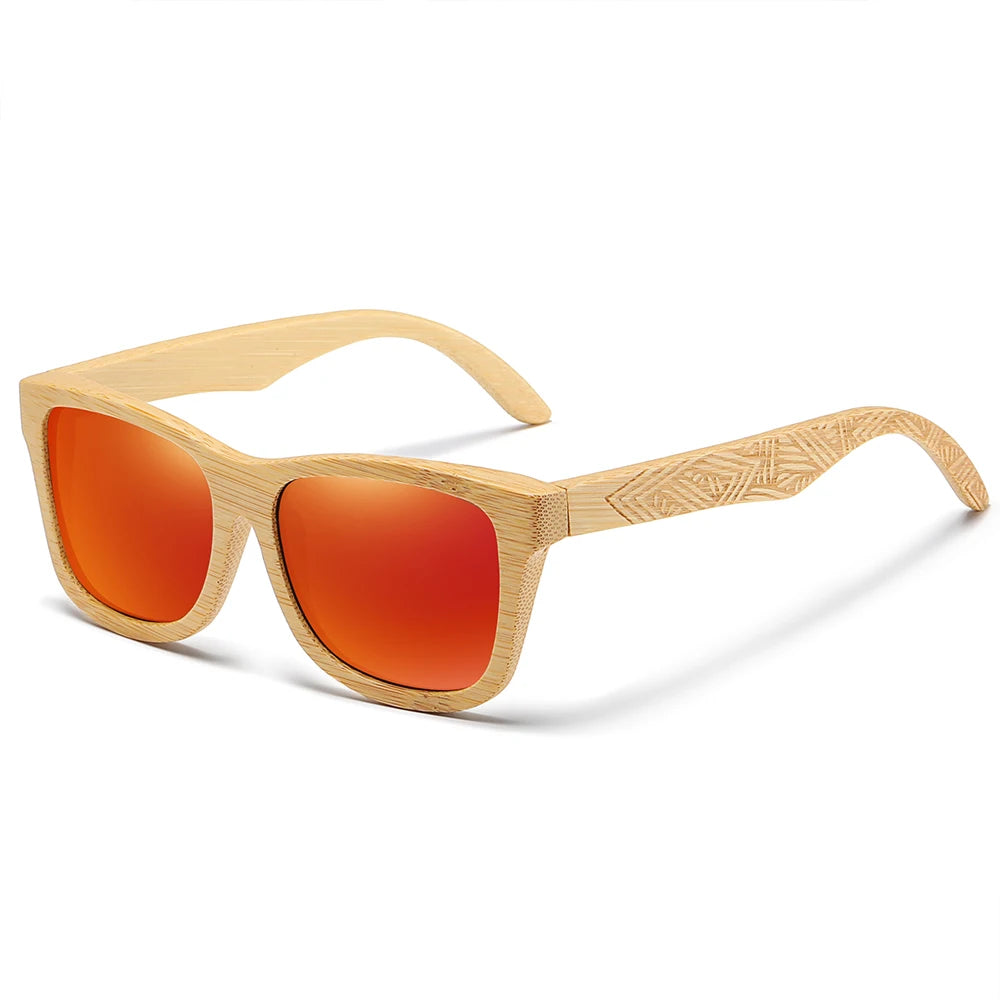 GM New Brand Design Handmade Natural Wooden Bamboo Sunglasses Luxury Sunglasses Polarized Wooden Oculos de sol masculino