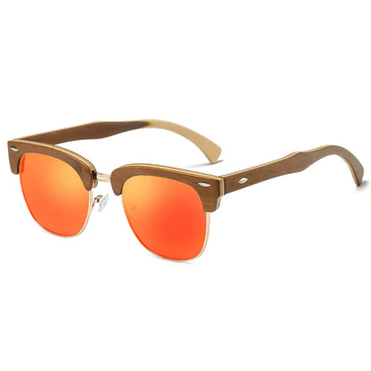 GM Brand Skateboard Wooden Frame Sunglasses Polarized / Bamboo Sunglasses and Support DropShipping / Provide Pictures 037