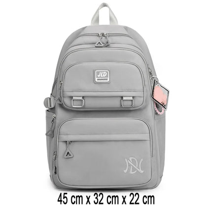 Girl School Bag Backpack Back Pack For Teenager Women Children Female Pink Schoolbag Primary High Bagpack Class Teens Child Kids