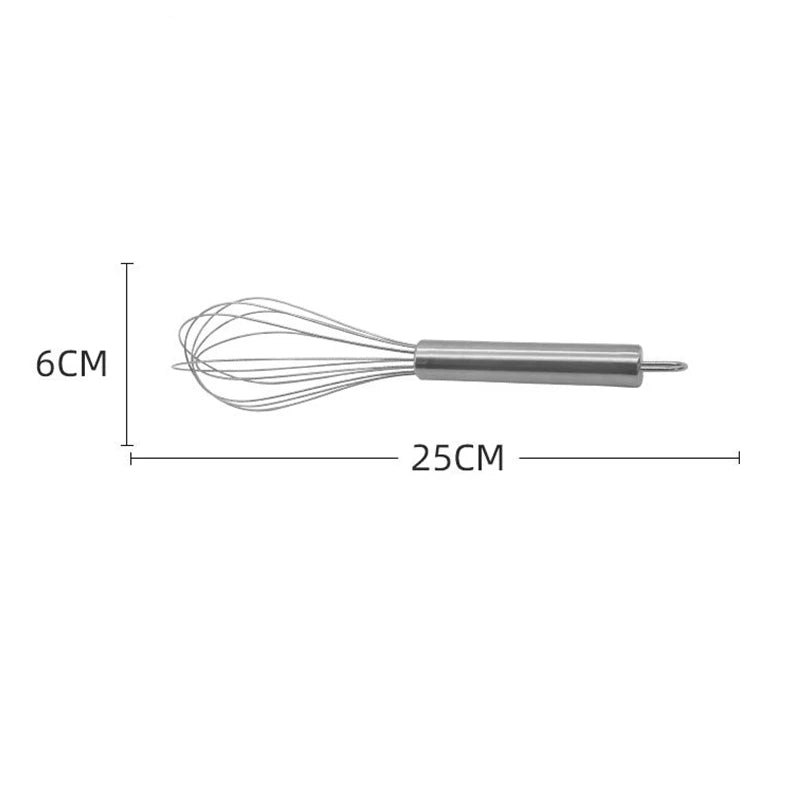 8/10/12 Inches Stainless Steel Egg Whisk Manual Kitchen Biscuit Pastry Blenders Milk Cream Butter Cake Mixer Food Baking Tools