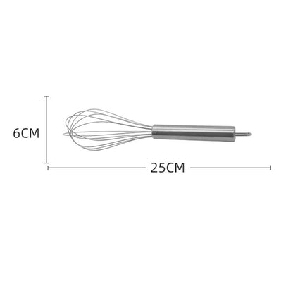 8/10/12 Inches Stainless Steel Egg Whisk Manual Kitchen Biscuit Pastry Blenders Milk Cream Butter Cake Mixer Food Baking Tools