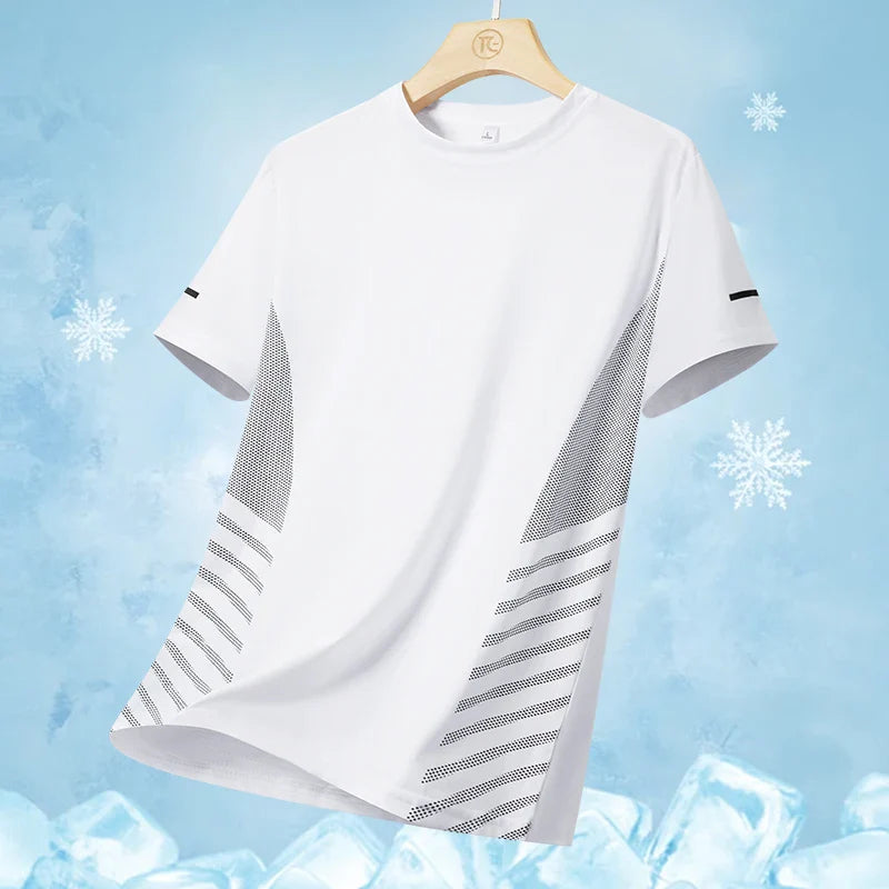 Men's Quick Dry Short Sleeve Breathable Fitness T-shirt