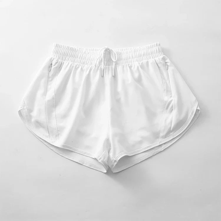 Womens High Waisted Running Shorts Quick Dry