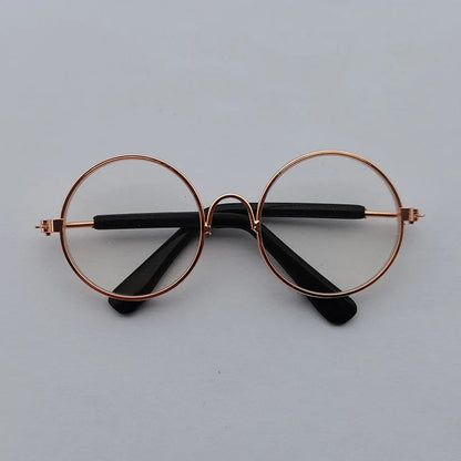 Lovely Vintage Round Cat Sunglasses Reflection Eye wear glasses For Small Dog Cat Pet Photos Pet Products Props Accessories