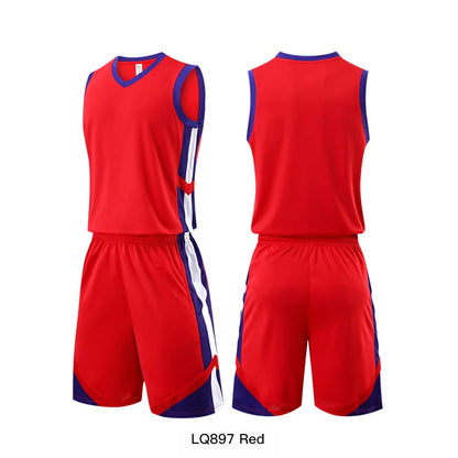 Basketball Jersey Customize Adult Kid Quick-drying Training Uniform Shirts Sleeveless Sportswear Tracksuit Sport Suit Clothing
