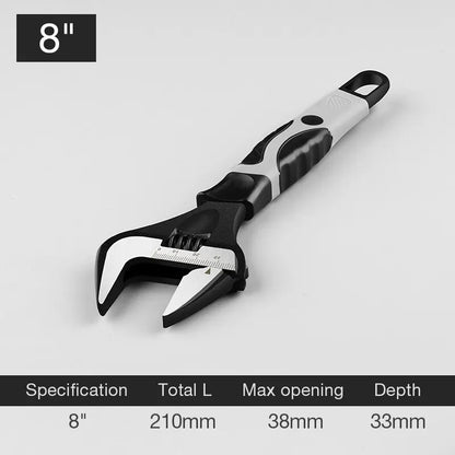 Adjustable Spanner Universal Key Nut Wrench Opening Wrench Home Hand Tools Multi Tool 6inch 8inch