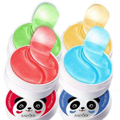 Eye patches Hyaluron Acid & Gold & Seaweed & Black Pearl Hydrating Moisturizing Crystal Collagen Gel Eye Mask 240pcs=120pairs