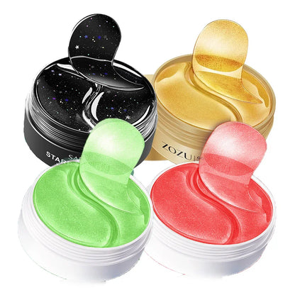 Eye patches Hyaluron Acid & Gold & Seaweed & Black Pearl Hydrating Moisturizing Crystal Collagen Gel Eye Mask 240pcs=120pairs