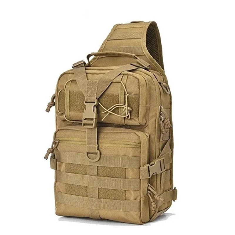 Military Backpack Tactical Assault Pack Crossbody Sling Bag Waterproof Rucksack Bag Outdoor Hiking Camping Pack Man Shoulder Bag