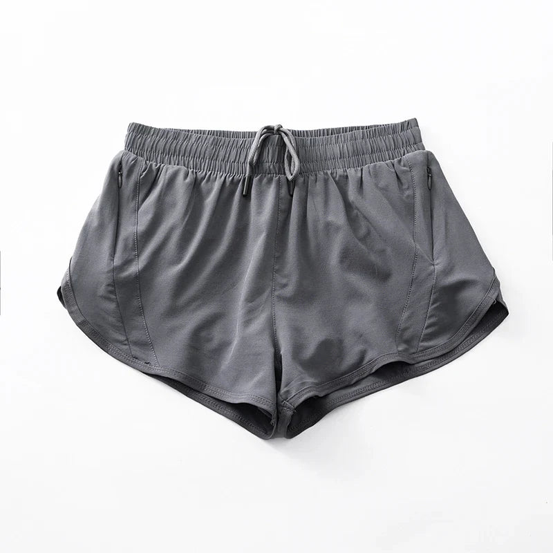 Womens High Waisted Running Shorts Quick Dry