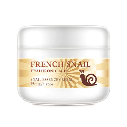 Snail Face Cream Improve Dry Rough Skin Wrinkle Brightening Facial Hyaluronic Acid Moisturizing Nourishing Serum Skin Care