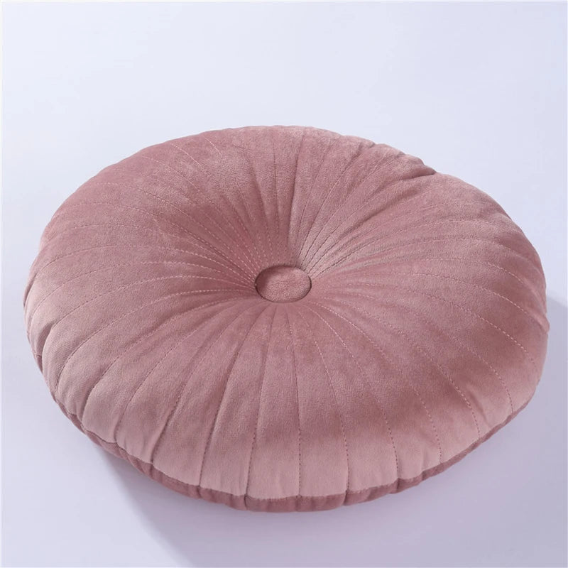 Round Pouf Throw Pillow Tatami Cushion Home Decorative Sofa Cushion Bed Chair Floor Coussin Soft Seat Pillow Pad 35x35cm