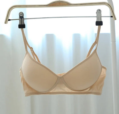 Women's 100% Real Silk Mulberry Silk Basic everyday Comfortable Wireless Wire Free Bra Bralette 2001