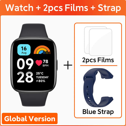 Xiaomi Redmi Watch 3 Active Global Version Smartwatch 1.83'' LCD Display Bluetooth Phone Call 12 Days Battery Blood Oxygen 5ATM