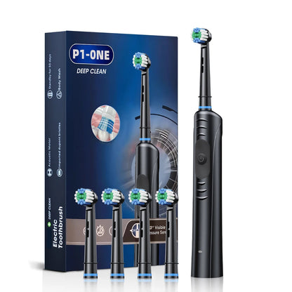 Intelligent electric toothbrush, adult rotating fully automatic whitening teeth cleaner for male and female students