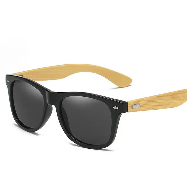 Fashion Wood Men's Ultraviolet Sunglasses Classic Male Driving Riding UV400 Sports Sun Glasses Eyewear Wooden Bamboo Eyeglasses