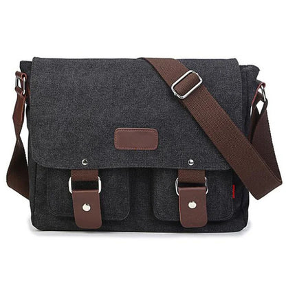 Men's Vintage Canvas Bag Men Casual Crossbody Bag For Men Messenger Bag Man Travel Shoulder Bags Bolsa Masculina High Quality