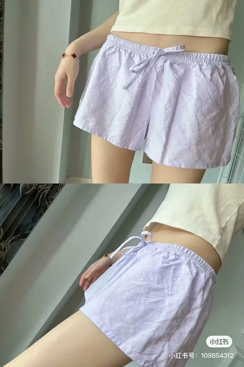 Casual Women Soft Cotton Front Buttons Shorts  Summer Vintage Low Waist Female Chic Bottoms