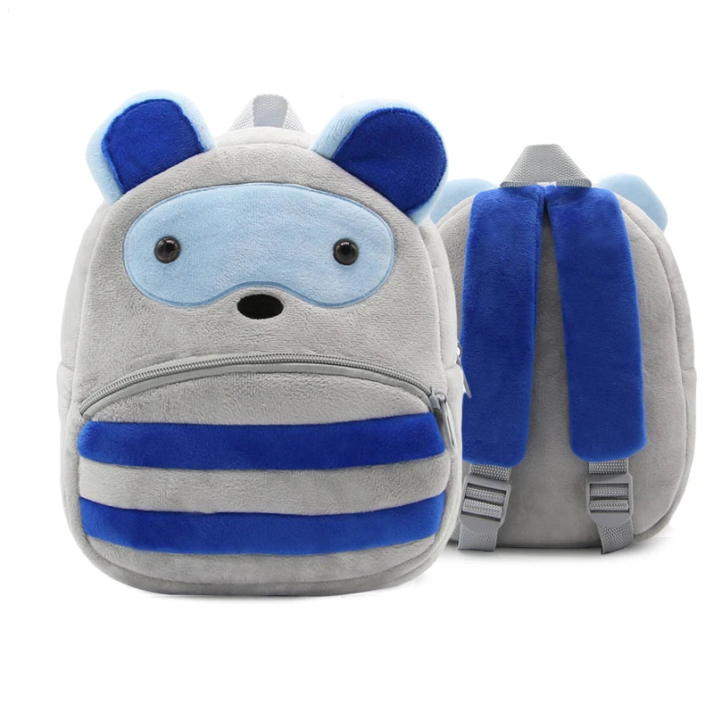 Cartoon cute plush backpack animal backpack boy girl school backpack outing leisure bag