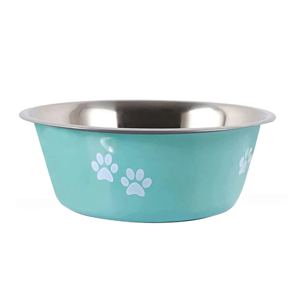 Non-slip Dog Bowls For Small Medium Large Dog Feeder Bowls And Drinkers Stainless Steel Pet Feeders Pets Dogs Accessories