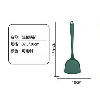 All-in-one silicone spatula Kitchen items Heat resistant non-stick frying pan spatula household silicone Chinese spatula