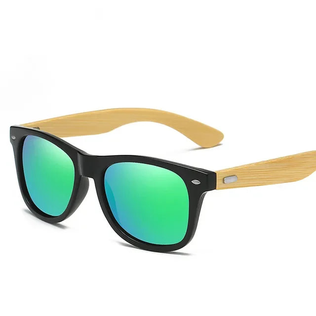 Fashion Wood Men's Ultraviolet Sunglasses Classic Male Driving Riding UV400 Sports Sun Glasses Eyewear Wooden Bamboo Eyeglasses