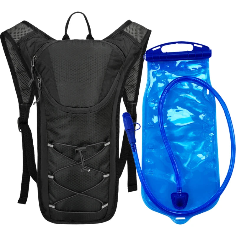 Bicycle Bike Cycling Backpack Day Pack Waterproof Water Bag Storage Knapsack Running Climbing Jogging Hydration Bladder Rucksack