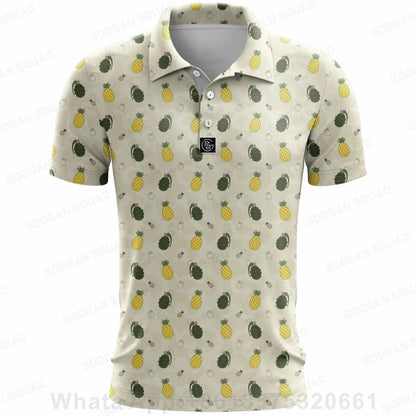 Plus Size Summer Polo Shirt Casual Fashion Polo Tee Shirts Men Short Sleeve Quick Dry Fishing Golf T-shirt Tops Clothing