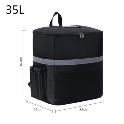 35L Extra Large Thermal Food Bag Cooler Bag Takeaway Refrigerator Box Fresh Keeping Food Delivery Backpack Insulated Cool Bag