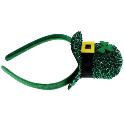 Headband Cuckold Headdress for St Patrick’s Clothing Top Hat Festival Headbands Saint Patrick's Day Hair Hoops Miss