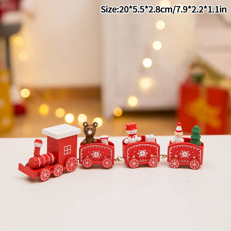 Wooden Christmas Tree Desktop Ornament DIY Mini Christmas Tree Decorations Window Display Ornament adornos navideños