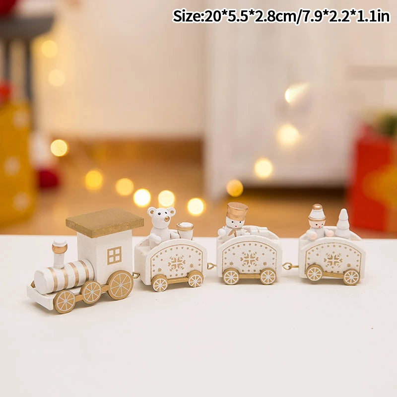 Wooden Christmas Tree Desktop Ornament DIY Mini Christmas Tree Decorations Window Display Ornament adornos navideños