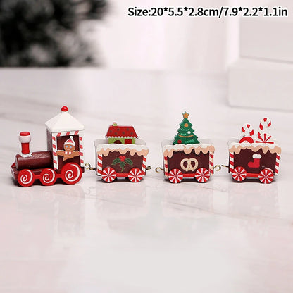 Wooden Christmas Tree Desktop Ornament DIY Mini Christmas Tree Decorations Window Display Ornament adornos navideños