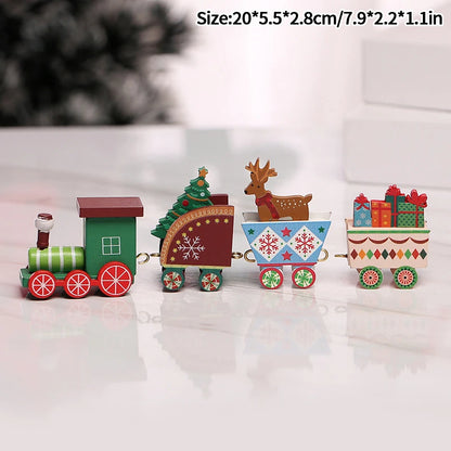 Wooden Christmas Tree Desktop Ornament DIY Mini Christmas Tree Decorations Window Display Ornament adornos navideños