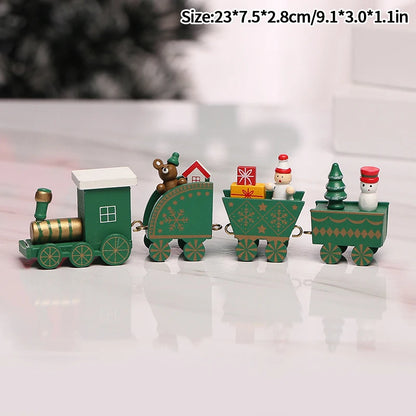 Wooden Christmas Tree Desktop Ornament DIY Mini Christmas Tree Decorations Window Display Ornament adornos navideños