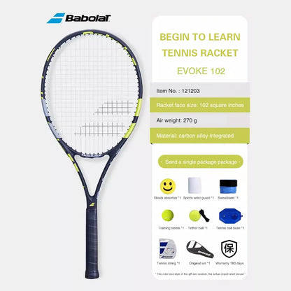 Original Babolat Tennis Racket Adult Male And Female Training Tennis Racket with Backpack Bag Accessories