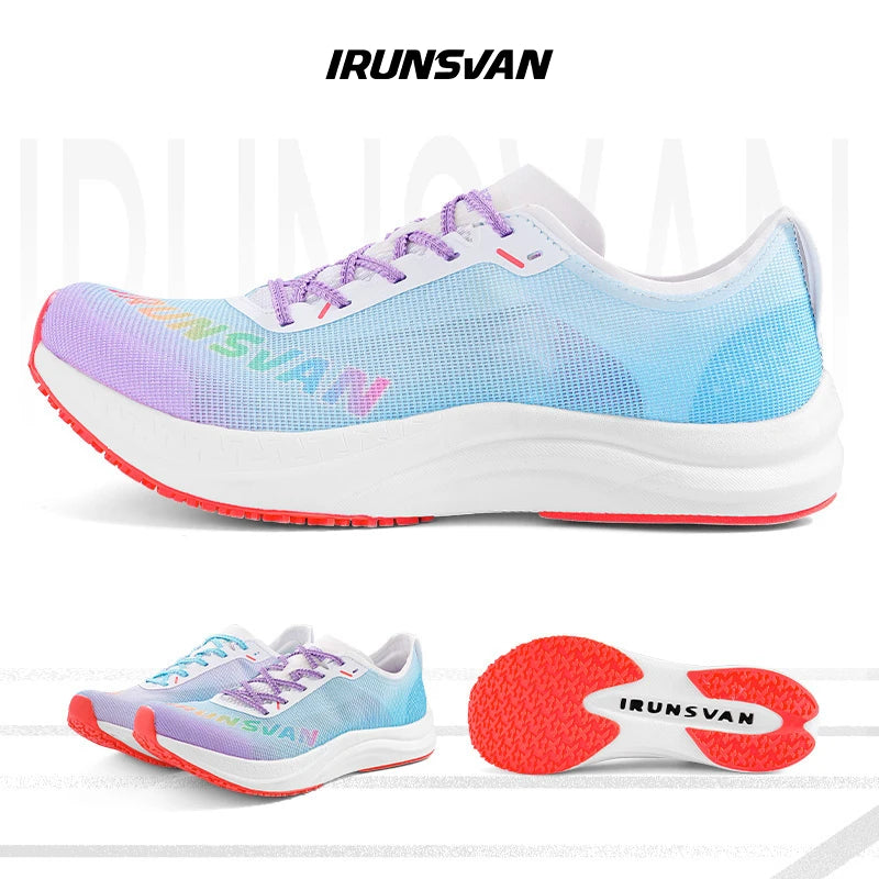 IRUNSVAN  GUANJUE TOP 1.0 for Unisex 2024 New Professional Marathons Running Shoes Breathable Anti-slip Shock-Absorbant Sneakers