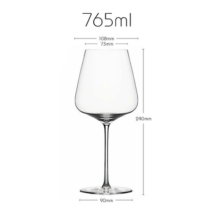 JINYOUJIA Zalto Style Upscale Banquet Crystal Handmade Wine Glass Extremely Thin Masterly Craft Perfect Flawless Classics Goblet