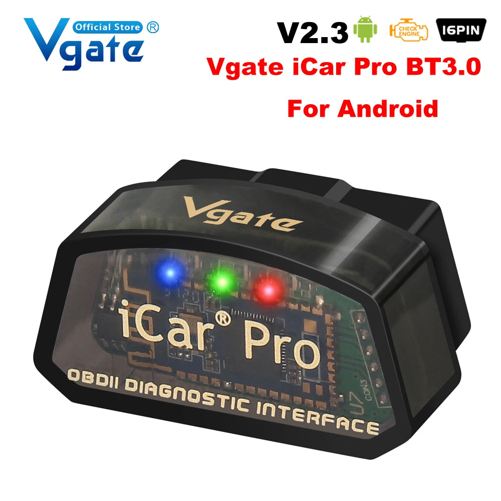 Vgate iCar Pro elm327 V2.3 OBD 2 OBD2 Car diagnostic Tools WIFI Bluetooth 4.0 for Android/IOS BT3.0 For Android ODB2 Car Scanner