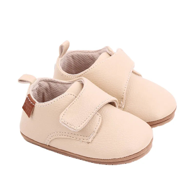 0-18months Toddler Pu Sneakers Casual Soft Sole Cute Baby Flats Infant Walking Shoes For Newborn Girl And Boys