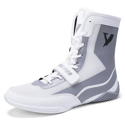 New Pro wrestling and boxing shoes, men's mesh breathable training, flying wrestling boots, lightweight sneakers