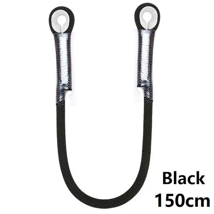 Rock Climbing Lanyard 10.5mm Static Rope 20kN Protective Eye-to-eye Pre-Sewn Cord Loop Sling Mountaineering Outdoor Equipment