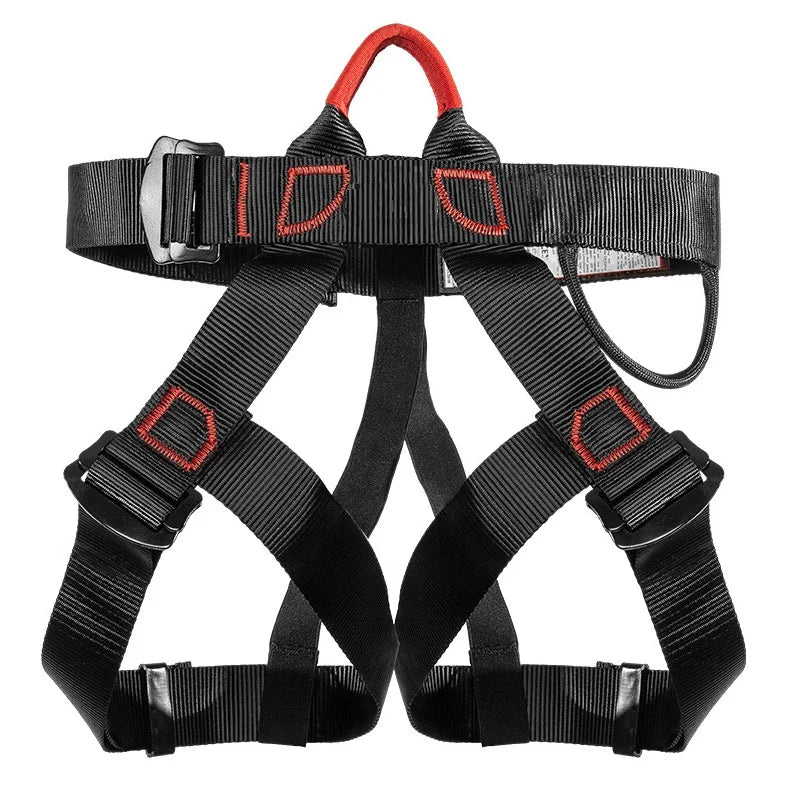 Outdoor Harness Sports Rock Climbing Half-Body Safety Protection Equipment Waist Support Aerial Survival Mountain Tools