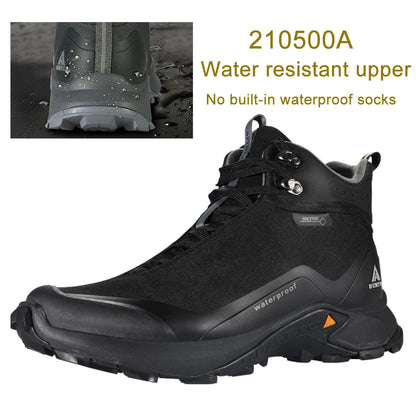 HUMTTO Waterproof Hiking Ankle Boots Winter Sports Trekking Shoes for Men Luxury Designer Outdoor Climbing Hunting Mens Sneakers