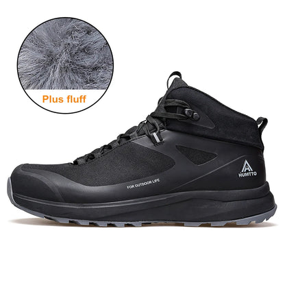 HUMTTO Hiking Shoes Waterproof Boots for Men 2023 Outdoor Trekking Sneakers Mens Luxury Designer Sports Safety Work Ankle Boots