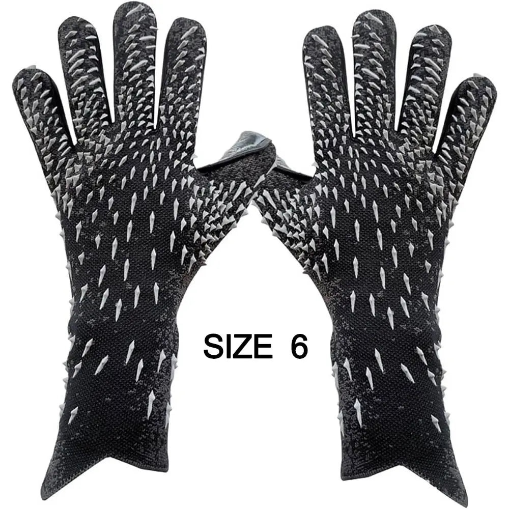 Goalkeeper Gloves Strong Grip for Soccer Goalie Goalkeeper Gloves with Size 6/7/8/9/10 Football Gloves for Kids Youth and Adult