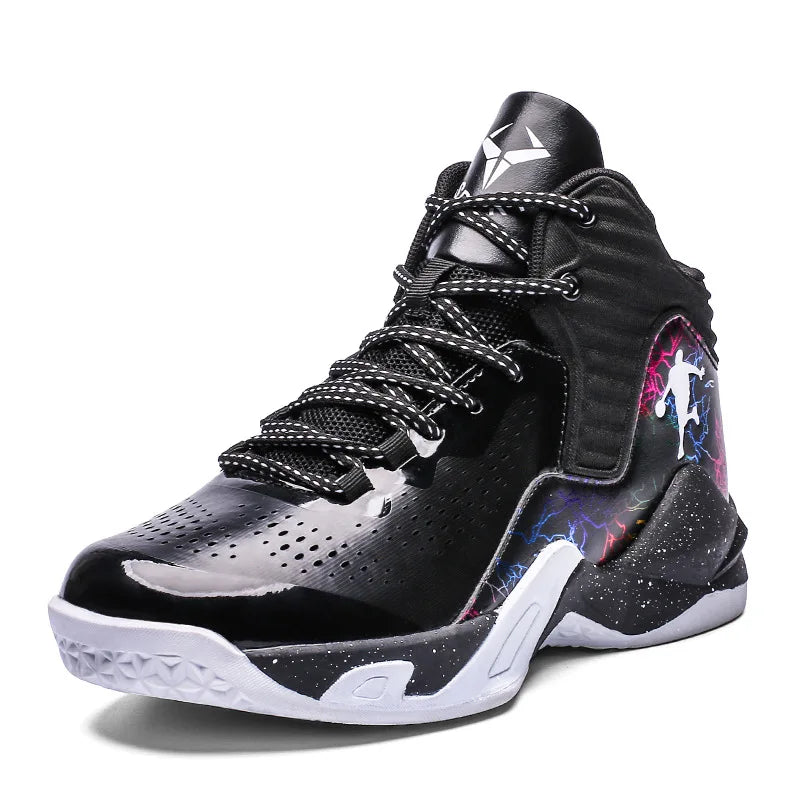 Hot Sale Men's Brand Basketball Shoes Fashion Purple Basketball Sneakers Men Women Training Sport Boots Kids Adult Athletic Shoe