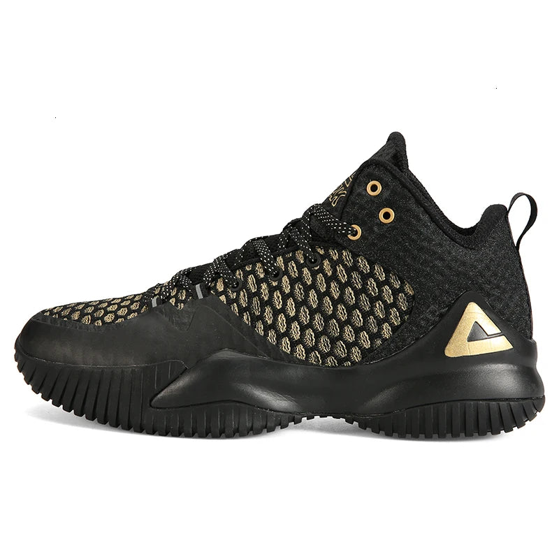 PEAK Lou Williams Basketball Shoes Men Cushion Zapatillas Durable Non-slip Outsole Outdoor Training Sport Sneakers Plus Size